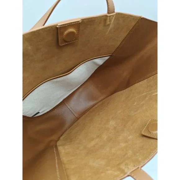 LOEFFLER RANDALL Katia crochet raffia and leather large tote- BEIGE/TAN/